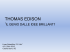 thomas edison - Liceo Scientifico Ulivi