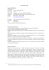 Curriculum vitae Marco PROVERA