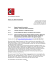 for immediate release - Istituto Di Cultura