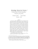 Trading Votes for Votes. - Department of Economics