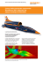 Il muso della monoposto supersonica Bloodhound SSC realizzato
