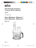 Hand Processor Accessory «Compact Kitchen Machine» Braun