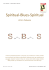Spiritual-‐Blues-‐Spiritual - Orff
