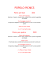 Popolo Picnics Menu