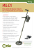 metal detector digitale eVoluto per la prospezione del