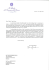Rome, 17th May 2016 Dear Valdis, Dear Pie1Te, I received your
