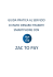 ZAC TO PAY - My Unipol Banca