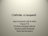 L`infinito e Leopardi