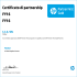 Certificato di partnership FY16 FY16