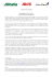 COMUNICATO STAMPA Partnership tra Avis e Air One. Sconto del