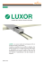 LUXOR è un nuovo sistema di illuminazione LED ad incasso per