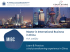 Master in International Business in China