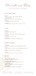Pre-Fixe Ai Fiori Christmas Menu 2015