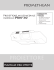 Multimedia Projector MODEL PRM