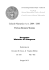 Calcolo Numerico - Progetto Metodo di Simpson