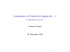 Laboratorio di Statistica Applicata - 2