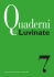 Quaderni Luvin - Comune di Luvinate