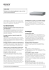 Sony : Informazioni sul prodotto : NSR-1050H (NSR1050H