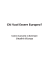 Chi Vuol Essere Europeo?