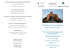 Si allega la brochure dell`evento