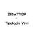 DIDATTICA 1 Tipologie Vetri