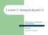 Lezione 2: Immagini digitali (1)