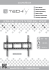 ULTRA-SLIM LED LCD TV FIXED WALL MOUNT
