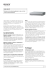 Sony : Informazioni sul prodotto : NSR