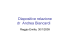 Diapositive relazione dr Andrea Biancardi