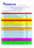 indice pagine con colori degli argomenti