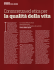 Conoscenza ed etica per la qualità della vita