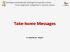 Take-‐home Messages - Associazione Medici Endocrinologi