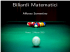 Biliardi Matematici - Dipartimento di Matematica Tor Vergata
