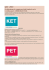 KET e PET