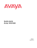 Guida utente Avaya 1010/1020