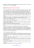 Circolare n° 10 del Ministero dell`Interno Direzione Generale