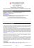 FOGLIO INFORMATIVO Conto Corrente