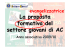 Proposta formativa SETTORE GIOVANI 2009/2010