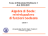 Algebra di Boole: minimizzazione di funzioni booleane