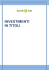investimenti in titoli - Movimento Consumatori Lombardia