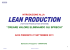 Lean Production . Relatore Bartolomeo Vinciguerra