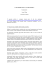 I TEST PROIETTIVI E LA LORO CRITICA Traduzione di: Laura