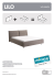 Design sobrio 2 varianti di testiera imbottita 7 colori a scelta Letto