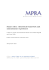 Smart cities: theoretical framework and measurement experiences