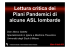 Lettura critica dei Piani Pandemici di alcune ASL lombarde