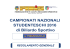 campionati nazionali studenteschi 2016 regolamento generale