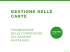 Modulo gestione carte, Presentazione gestione carte