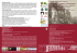 programma - International Study Centre for Urban Design