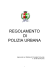 regolamento di polizia urbana