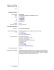 FORMATO EUROPEO CURRICULUM VITAE Nome e
